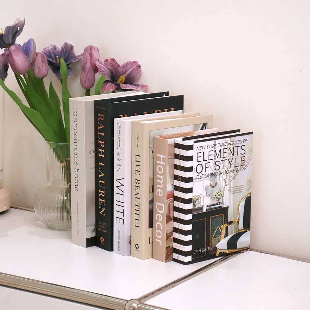 Grote Middelgrote En Kleine Pak Moderne Zachte Decoratie Nep Boek Mode Woondecoratie Boek Club Hotel Model Woonkamer Rekwisieten