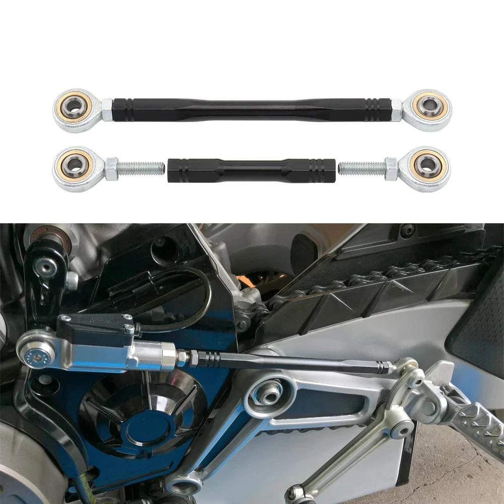Afbeelding 4: Motorfiets Schakelstang Koppeling 60-220mm 80 100 120 140 160 180 200mm Voetsteun Voetpedaal Achterste Schakelstang Accessoires