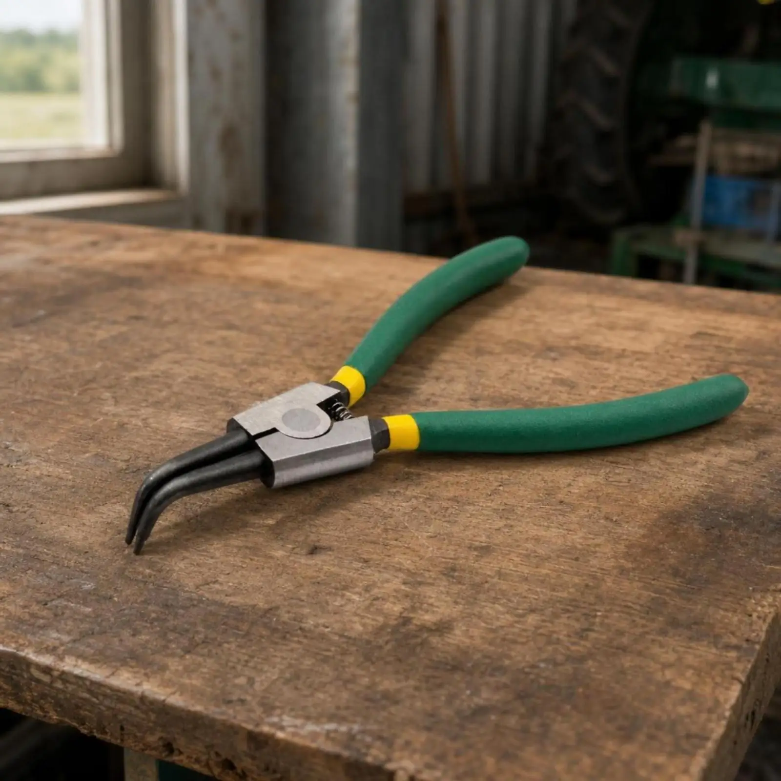 Heavy Duty Snap Ring Pliers Set 7 Inch Internal External Circlip Pliers Tool for Retaining Ring Installation Removal
