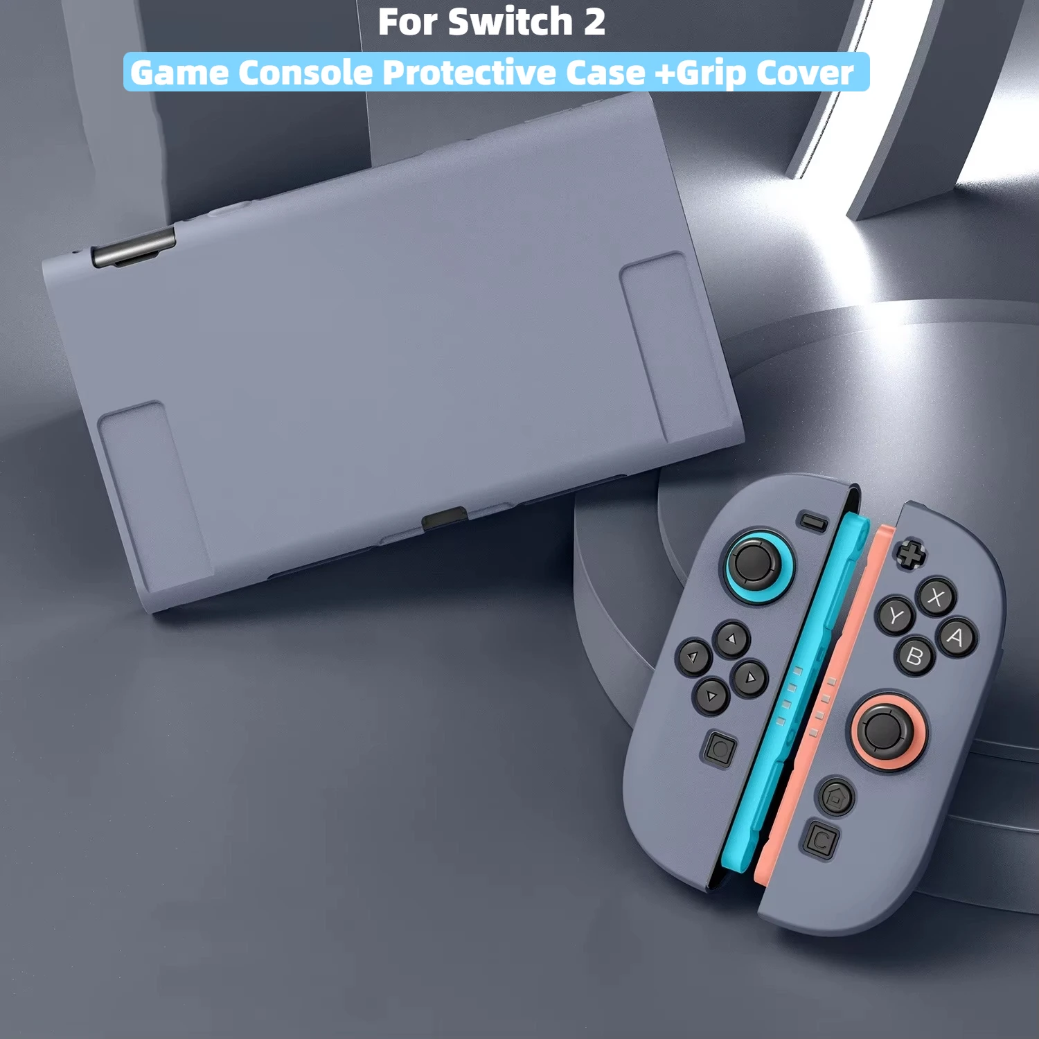 

For Switch 2 Game Console Protective Case +Grip Cover , for NS 2 Dustproof and Bumpproof Protection