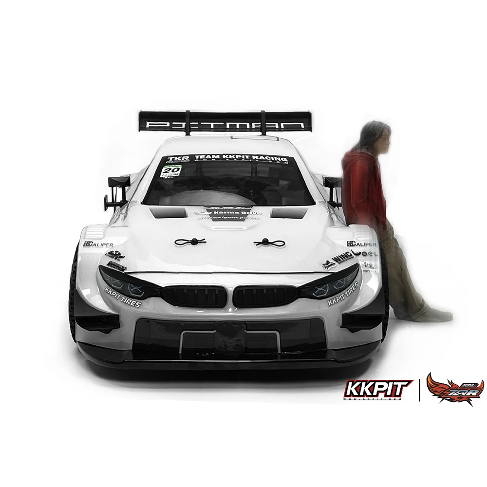 KKPIT KRL-RS ZQR Empty Frame Unpainted 1/8 RC Electric Remote Control Model Car On-Road Racing Adult Children's Toys