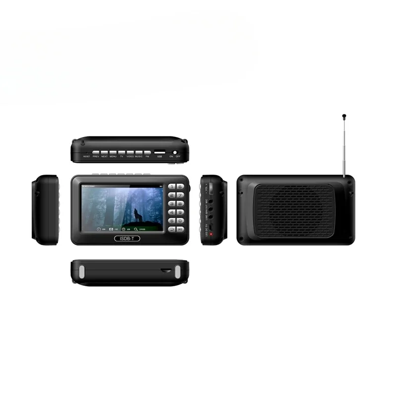 Hot Sale ISDB-T LCD Portable/Handheld/Pocket TV Free Live Streaming TV Player