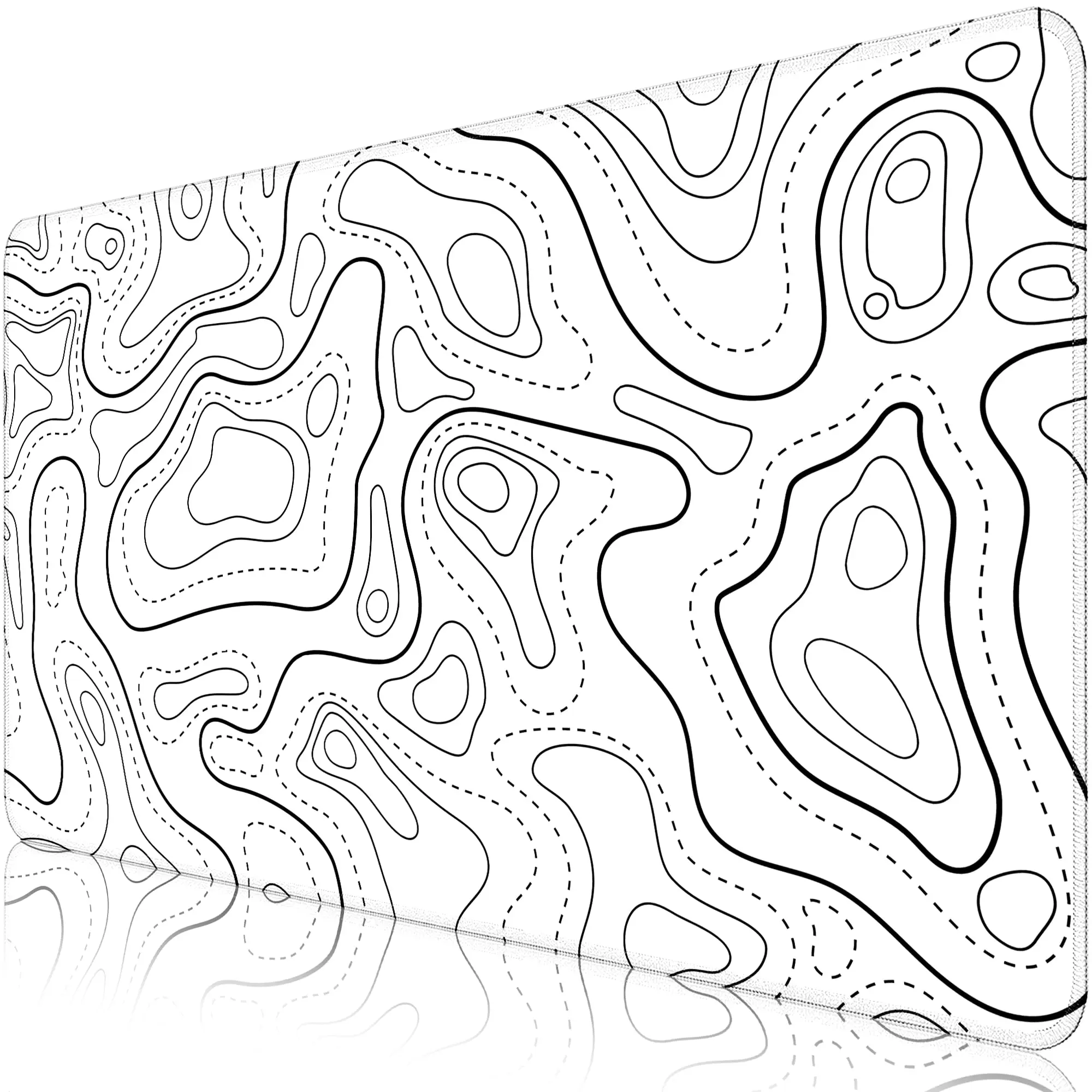 

Mausepad White Hilly Texture Desk Mats Gaming Mat Pad on The Table Office Gamer Accessories Keyboard Mats Mouse Pad Mouse Carpet