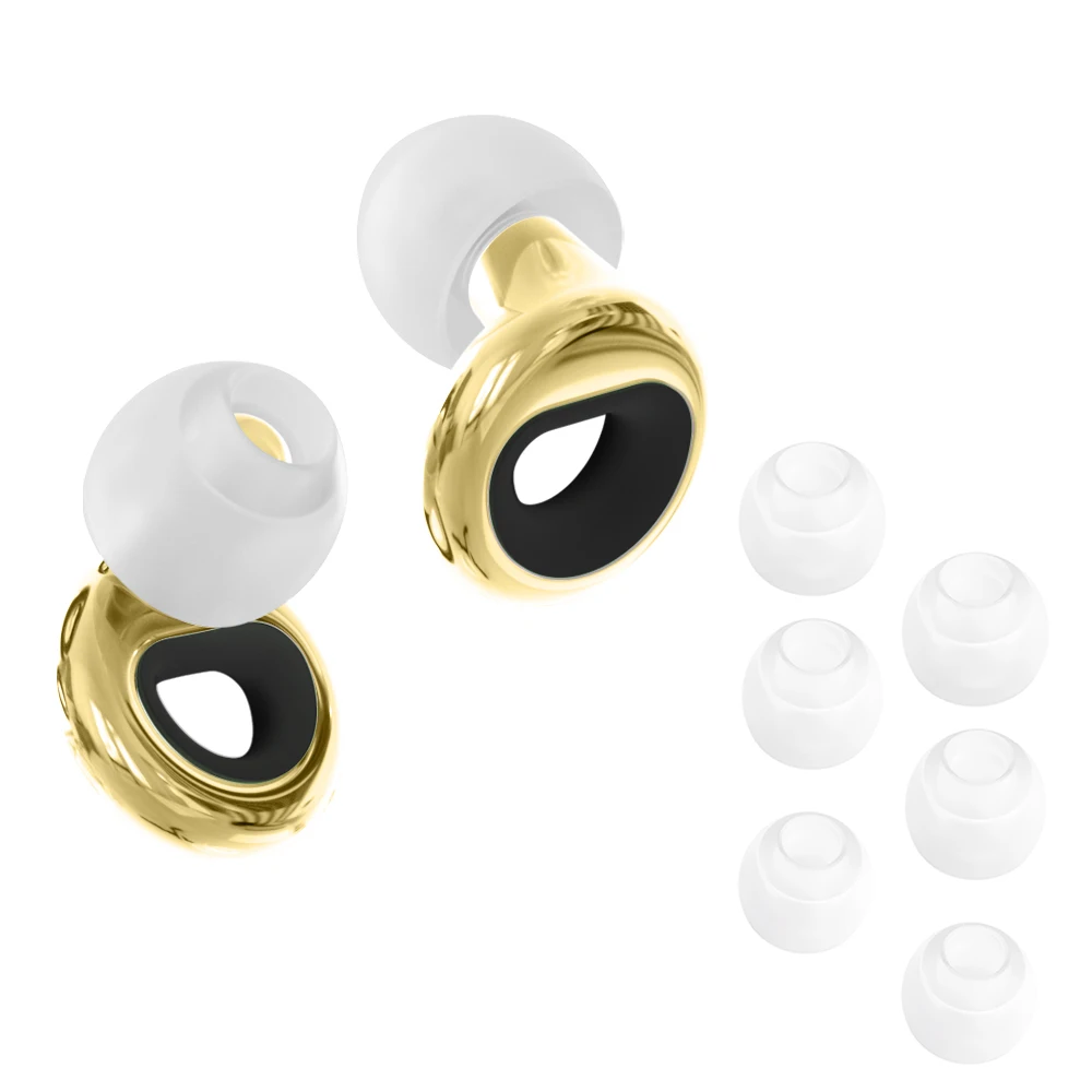 Silicone Earplugs with Lanyard Noise Reduction Ear Inserts for Kayaking Swimming Bathing And Business Travel