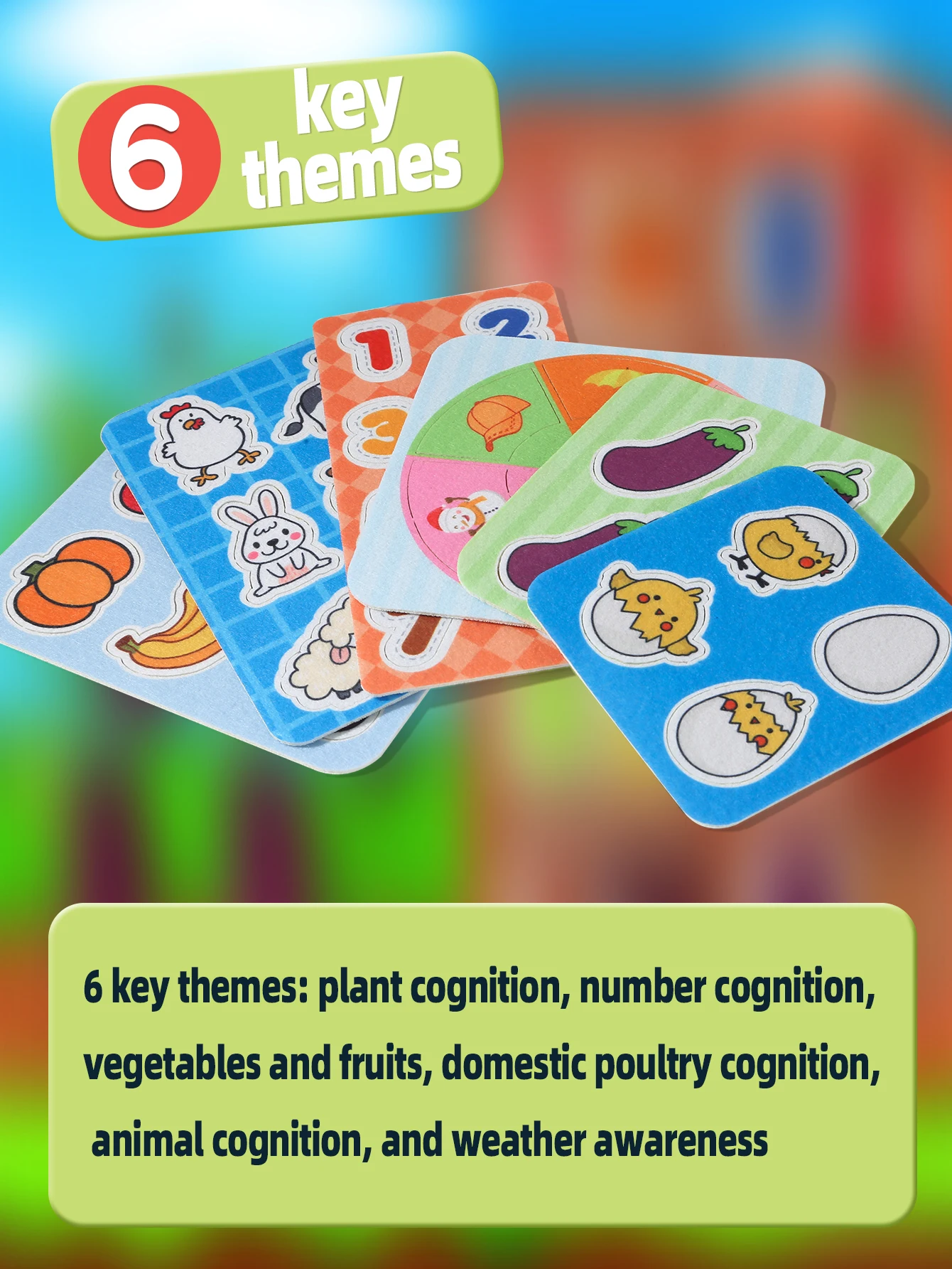 Livro Interativo de Fazenda para Bebês de 0 a 3 Anos - Livro Silencioso Seguro com Velcro - Cognição Animal e Habilidades Motoras - Presente de Páscoa, Carnaval e Ramadã