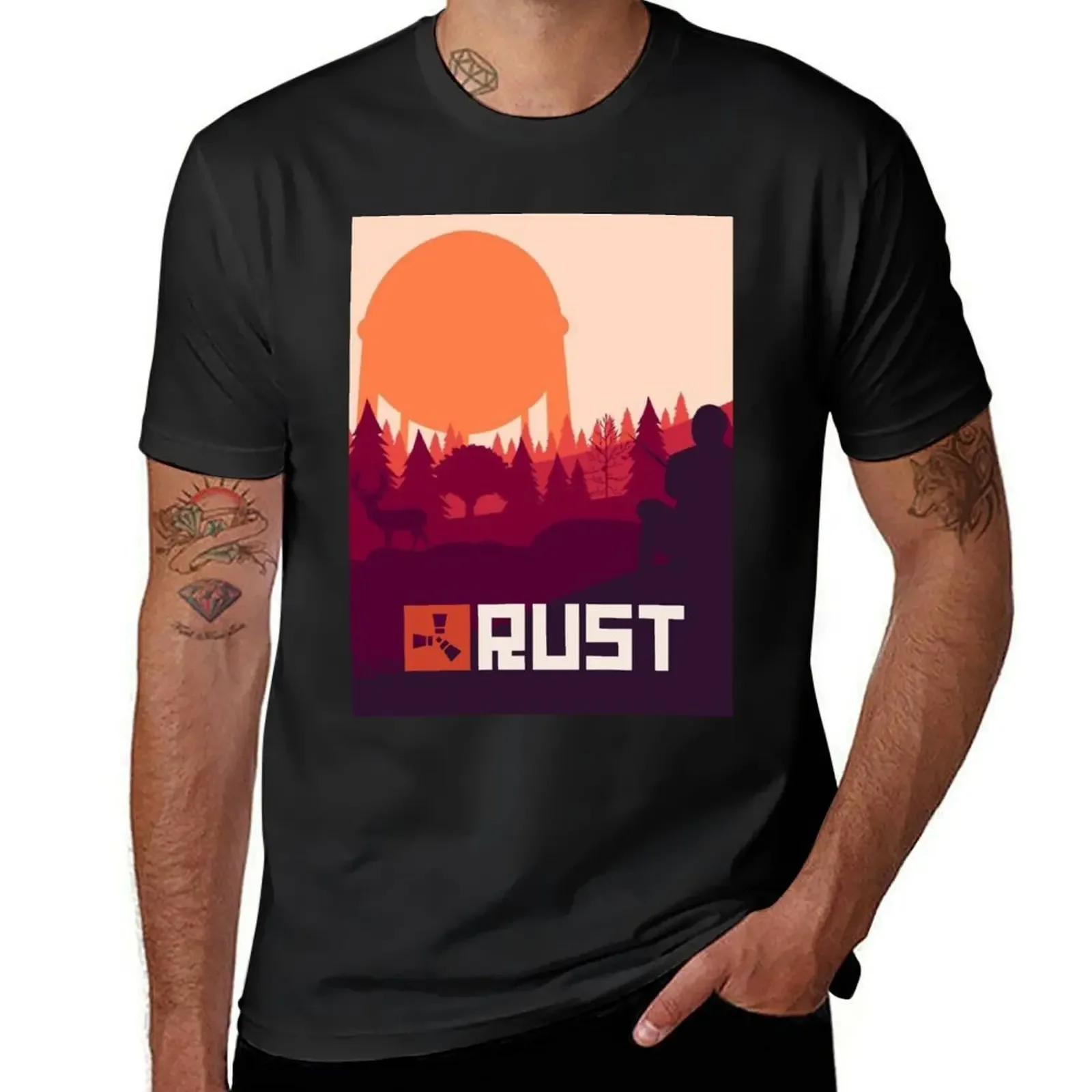 

Rust game dome vector art T-Shirt shirts graphic tees customs vintage clothes plus size men clothing