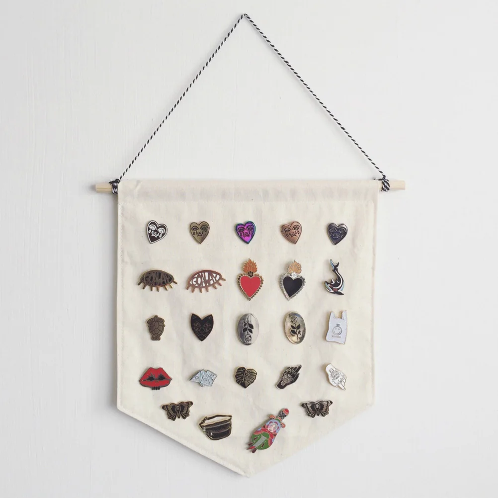 

2 Pcs Storage Wall Hangings Display Pendant Badge Room Enamel Pin