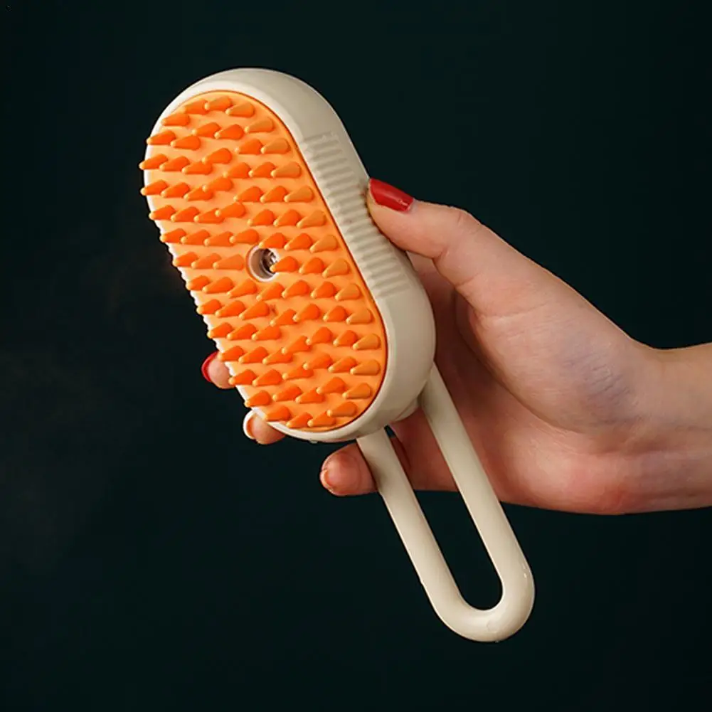 3 In 1 Electric Spray Comb For Pet Cat Dog Steamy Brush Anti-splashing Massage Grooming Comb Hair Removal Combs