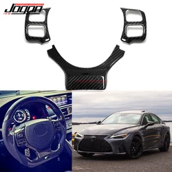 Carbon Fiber For Lexus IS NX RC F IS200 IS250 NX200t NX300 RC200 RC300h 2015-2022 Steering Wheel Button Cover Trim Accessories