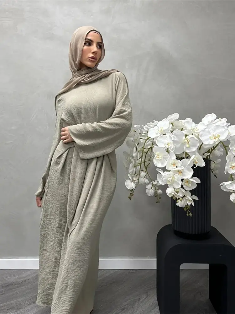 Eid Modest Abaya Dubai 2024 Muslim Kaftan Dress Islamic Clothing Abayas For Women Caftan Marocain Femme Vestidos Musulmanes