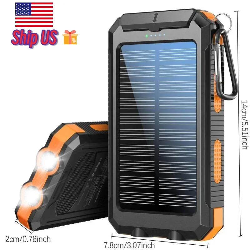 

Солнечный Power Bank на 10000 мАч: яркий фонарь, быстрая зарядка QC3.0 и водонепроницаемость – спаситель питания для активного отдыха