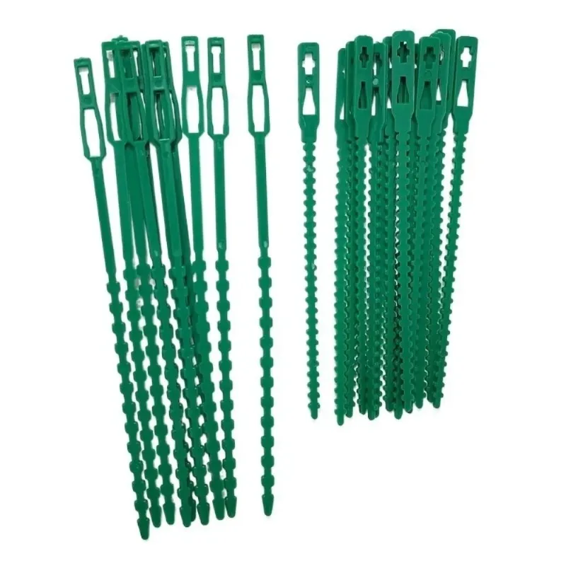 50pcs Reusable 13/17cm Garden Zip Ties Plant Vines Shrubs Support Fasteners Locking Adjustable Zipper Zip Ties Organizing Tool