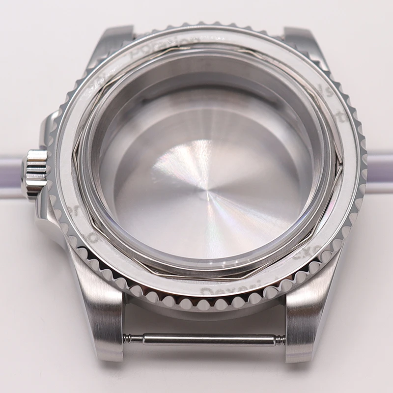 

Fenya 40mm Silvery Case Men Watch Parts Sapphire Crystal For YACHT Seiko NH35 NH36 NH38 Eta 2824 Miyota 8215 Movement 28.5mmDial