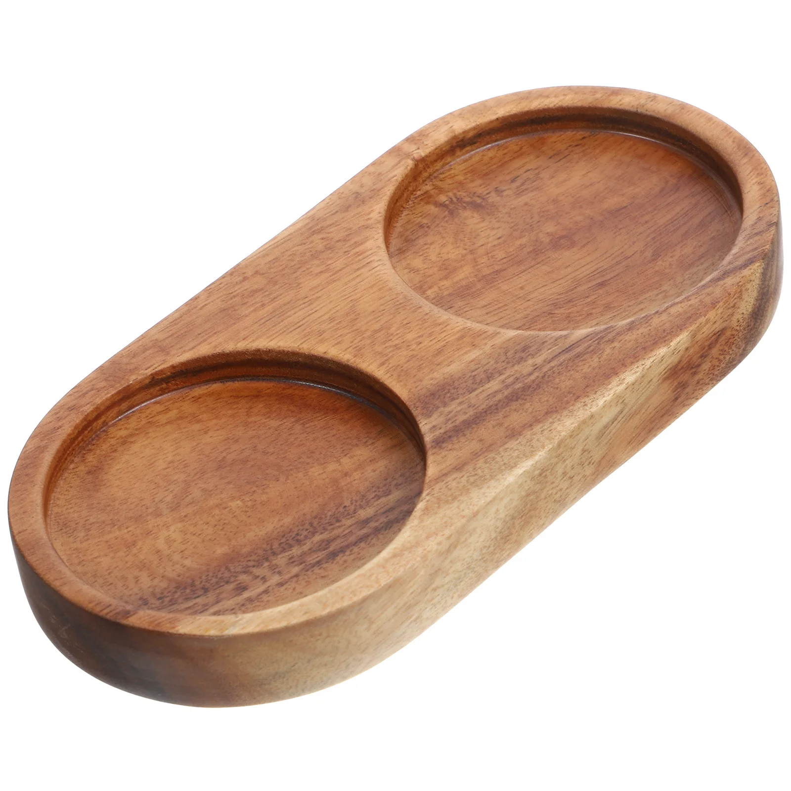 

Wooden Grinder Tray Salt Pepper Holder Kitchen Storage Base Multi-Use Bottle Rest Condiment Tray Kitchen Counter Organizer