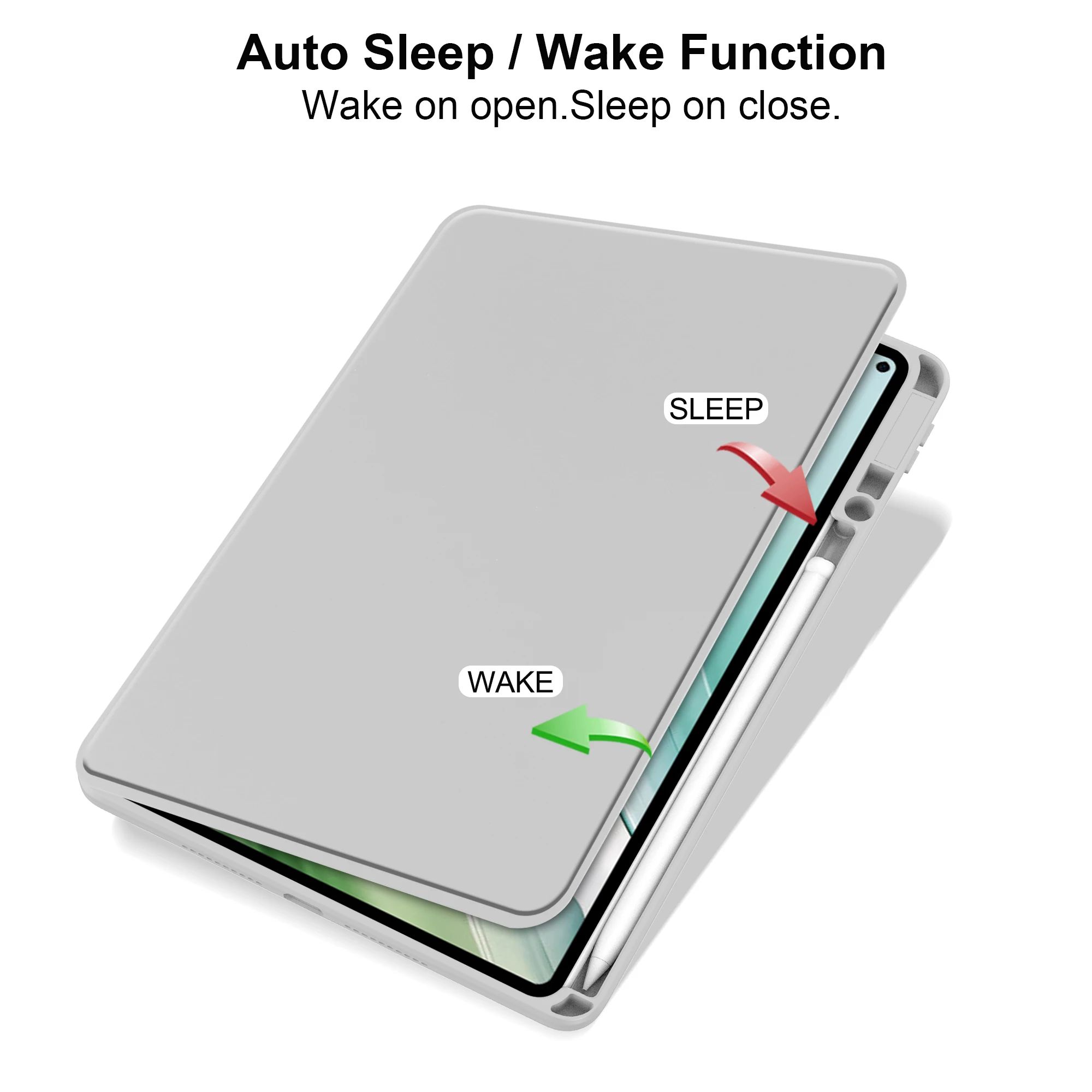 Smart Case For VIVO Pad SE 2025 12.3inch 360 Rotating Stand Cover With Auto Sleep Wake Function Shockproof Tablet Shell Pen Slot