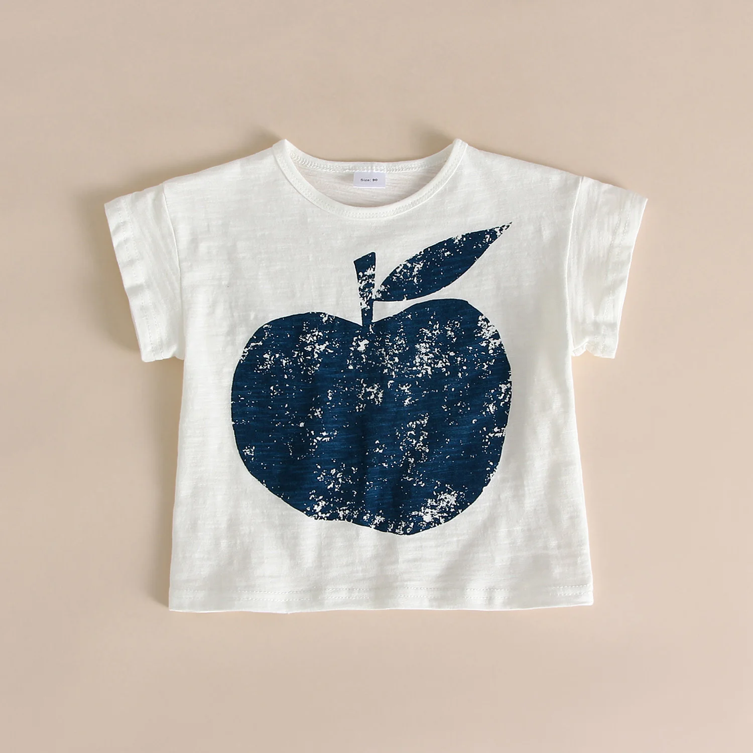 Fashion Kids Summer T-shirts Slub Cotton Toddler Baby Clothes Children Tops Tees For Boys & Girls