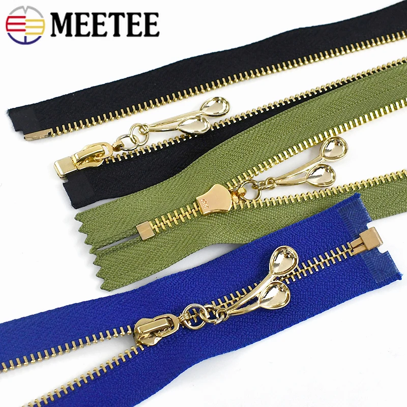 2ks 3# meetee kov na zip 15-70cm close/open konec dekorační zipy brašna bunda šicí zip objímka oblečení zips oprava materiál