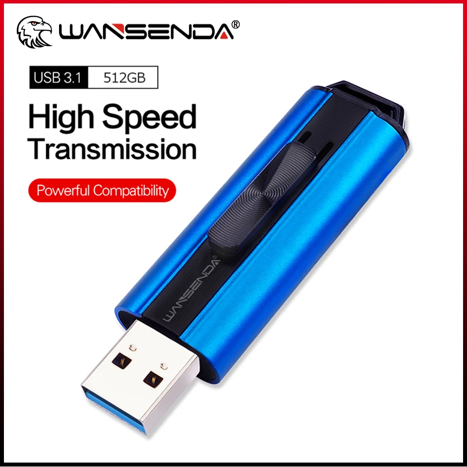 

Wansenda USB Flash Drives USB 3.0 High Speed Cle USB 512GB Memory Stick 256GB Pen Drive 128GB 64GB 32GB 16GB Pendrives USB Stick