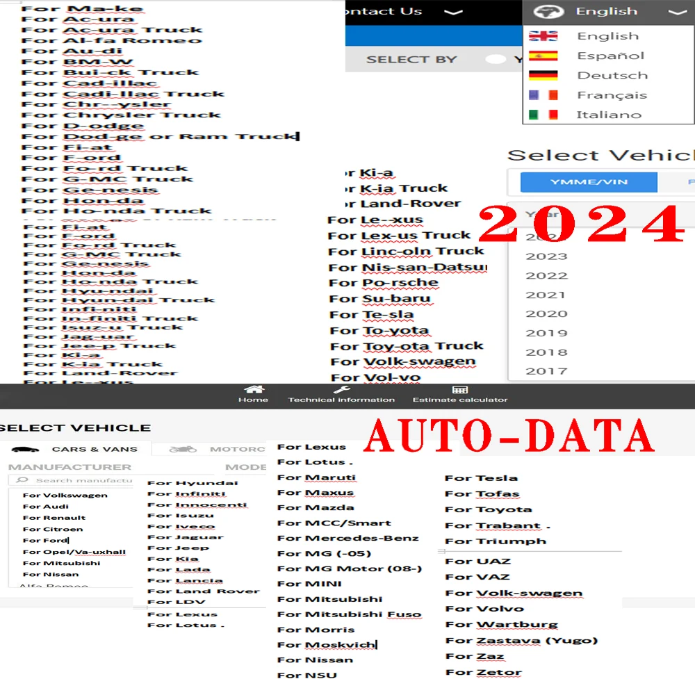 Online Account Workshop Pack for alldata EU US auto-data Haynes PRO WIS Service Box Iden-tifix Elsa Win Car Repair Software