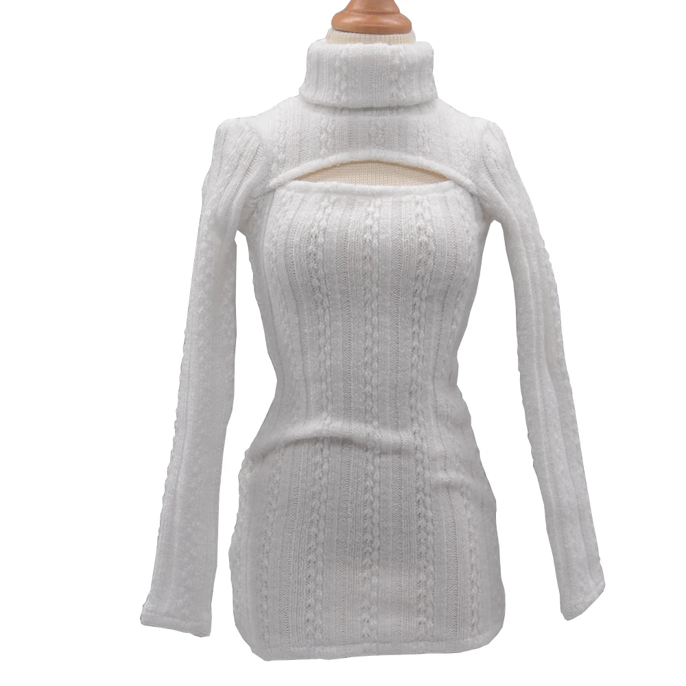 

Fits 1/3 1/4 BJD Clothes Toys Ball Jointed Doll Stylish turtleneck dress Gift