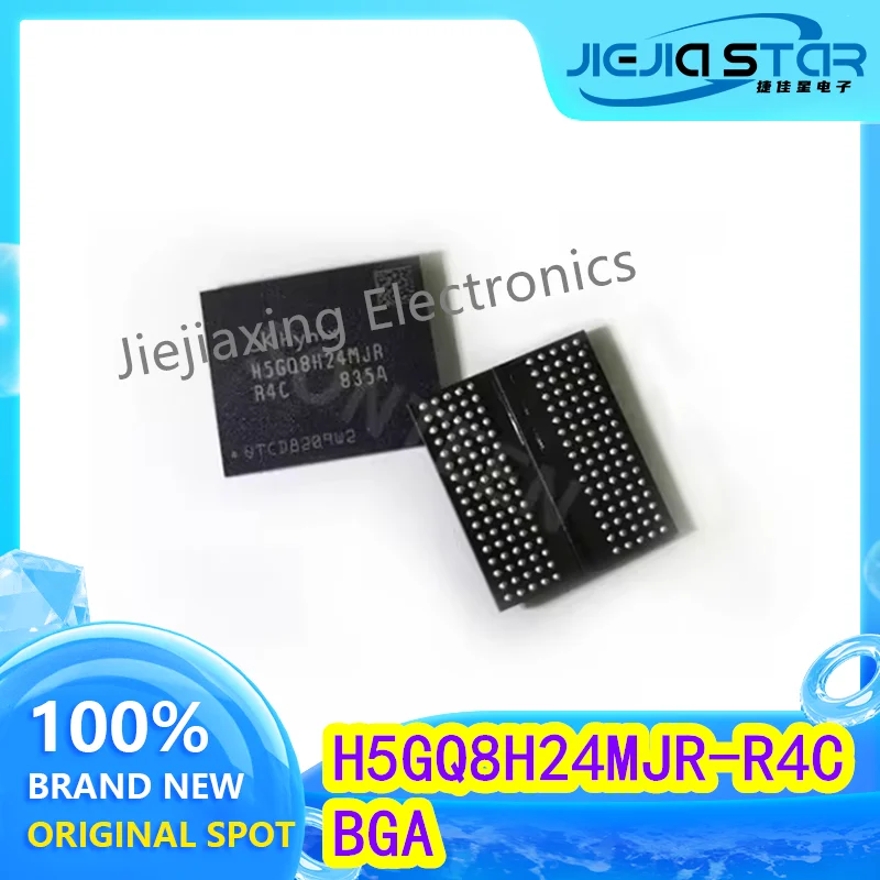 (1/5ชิ้น) H5GQ8H24MJR-R4C H5GQ8H24MJR BGA Video Memory ขนาด8กรัมใหม่เอี่ยมจัดเก็บอนุภาคของแท้