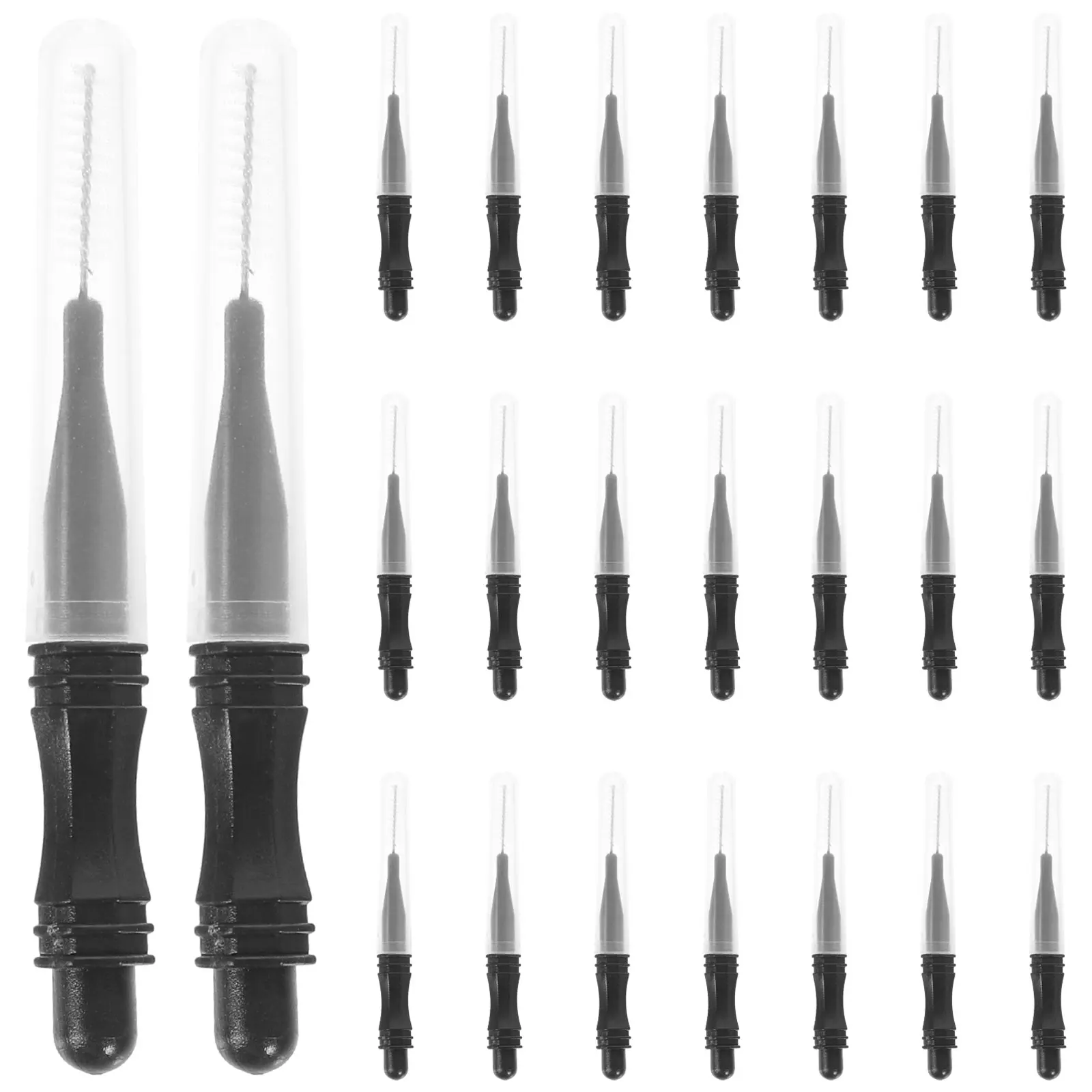 

50Pcs Eyebrow Brush Micro Lamination Small Size Lash Wands Eyelash Extension Supplies Easy Use Eye Makeup Accessories