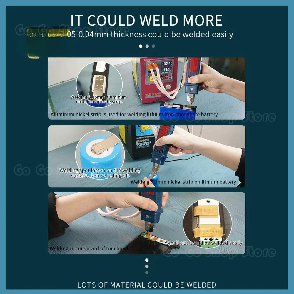 73B Integrated Spot Welding Pen Handheld DIY Precision Spot Welding For 737G+ 737DH Series Battery Spot Welder