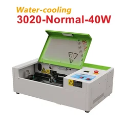 LY Mini Laser 3020 40W CO2 Laser Engraving Machine Kit with LCD Digital Control Panel and Honeycomb Board Water-cooling