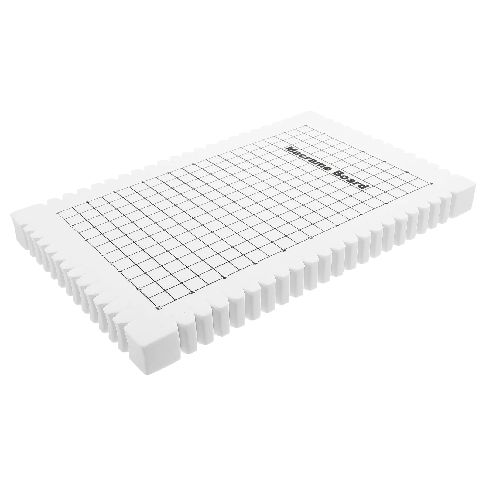

Foam 30X40Cm Grid Knitting Craft Mat For Weaving Embroidery Braiding Blocking Pad Macrame Boards Knotting Project Board Foam