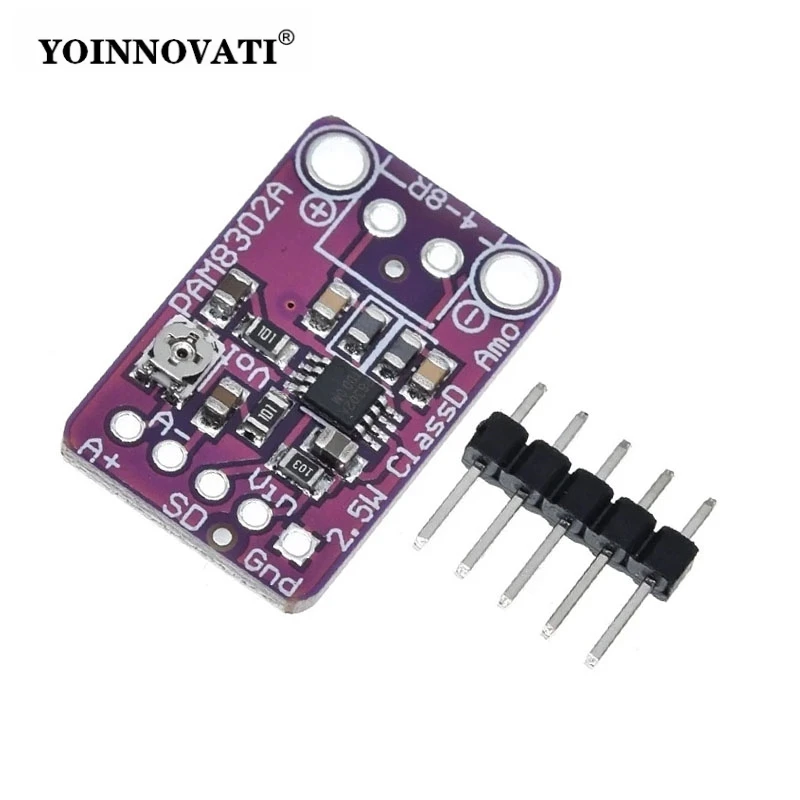 PAM8302A MCU-832 PAM8302 2.5W Single Channel Class D Audio Power Amplifier Module Development Board