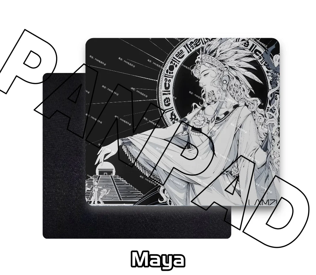 PAN Esports Maya Glass Gaming Mousepad FPS Both Control And Smooth Mouse Pad For VALORANT TTK APEX CSGO PC Accessories For Gifts