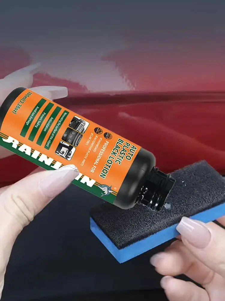 Car Plastic Cleaner Back To Black Gloss Restorer Auto Interior Renewal Wax Coating Agent Auto Polish And Repair Renovator
