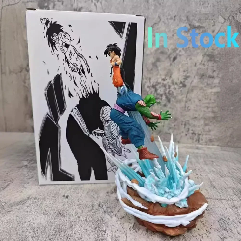 Dragon Ball Goku Vs Piccolo Leuchtende Figur Anime Action-figuren PVC Sammlung Modell Statue Spielzeug Schreibtisch Ornament Geburtstag Geschenk