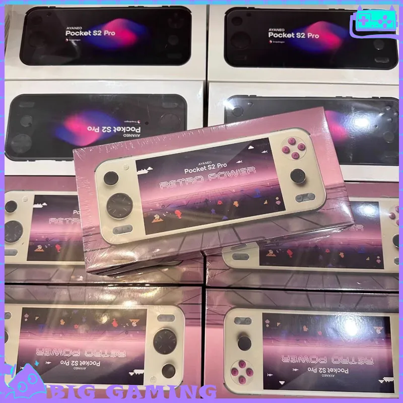 Game Handheld for AYANEO Pocket S2/S2 Pro 6.3' 2K IPS Snapdragon G3 Gen3 Ergonomic TMR Electromagnetic Joystick Gift Controller