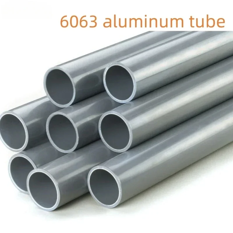 1pc/1m 6063 Aluminum Tube/sub Hollow Tube/aluminum Alloy Tube/precision Thin-walled Aluminum Round Tube Zero Cutting