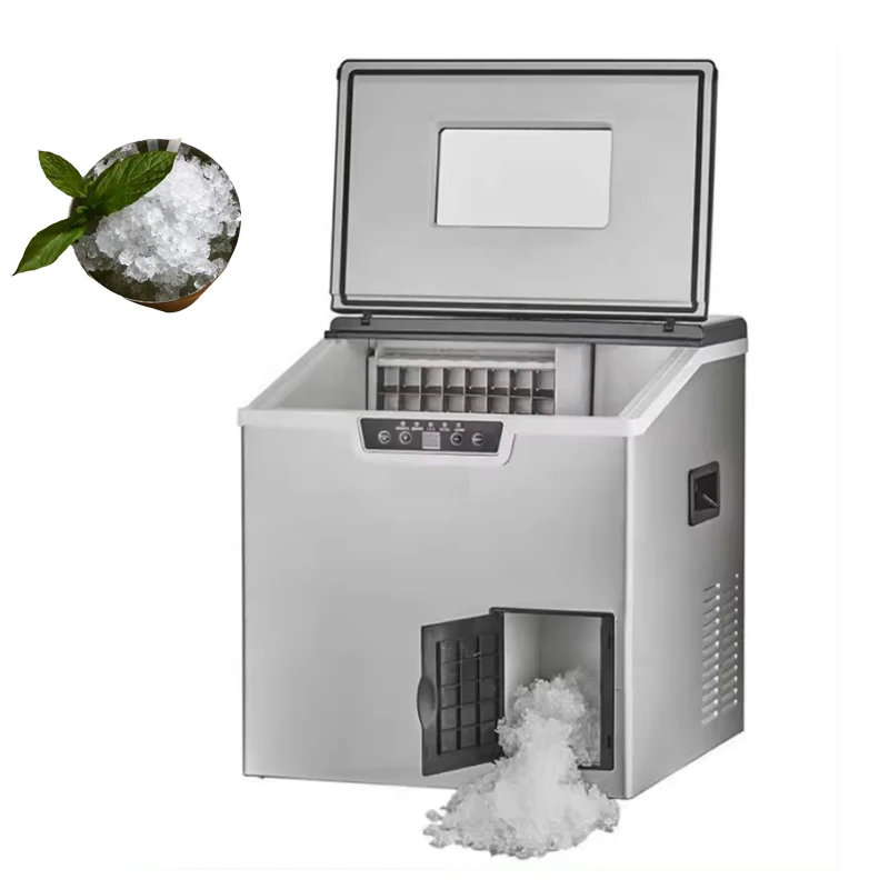 Ice Maker Machine Make Cube Ice Used Home Ice Crusher Commercial Electric Ice Generator