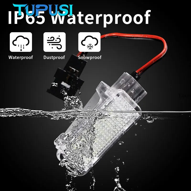 2 قطعة LED Footwell تحت المجاملة الأمتعة لأودي A3 A6 C6 C7 A4 B5 B6 B7 B8 A5 R8 TT Q5 Q7 Q3 A1 A8 S3 صندوق القفازات الخفيفة #5