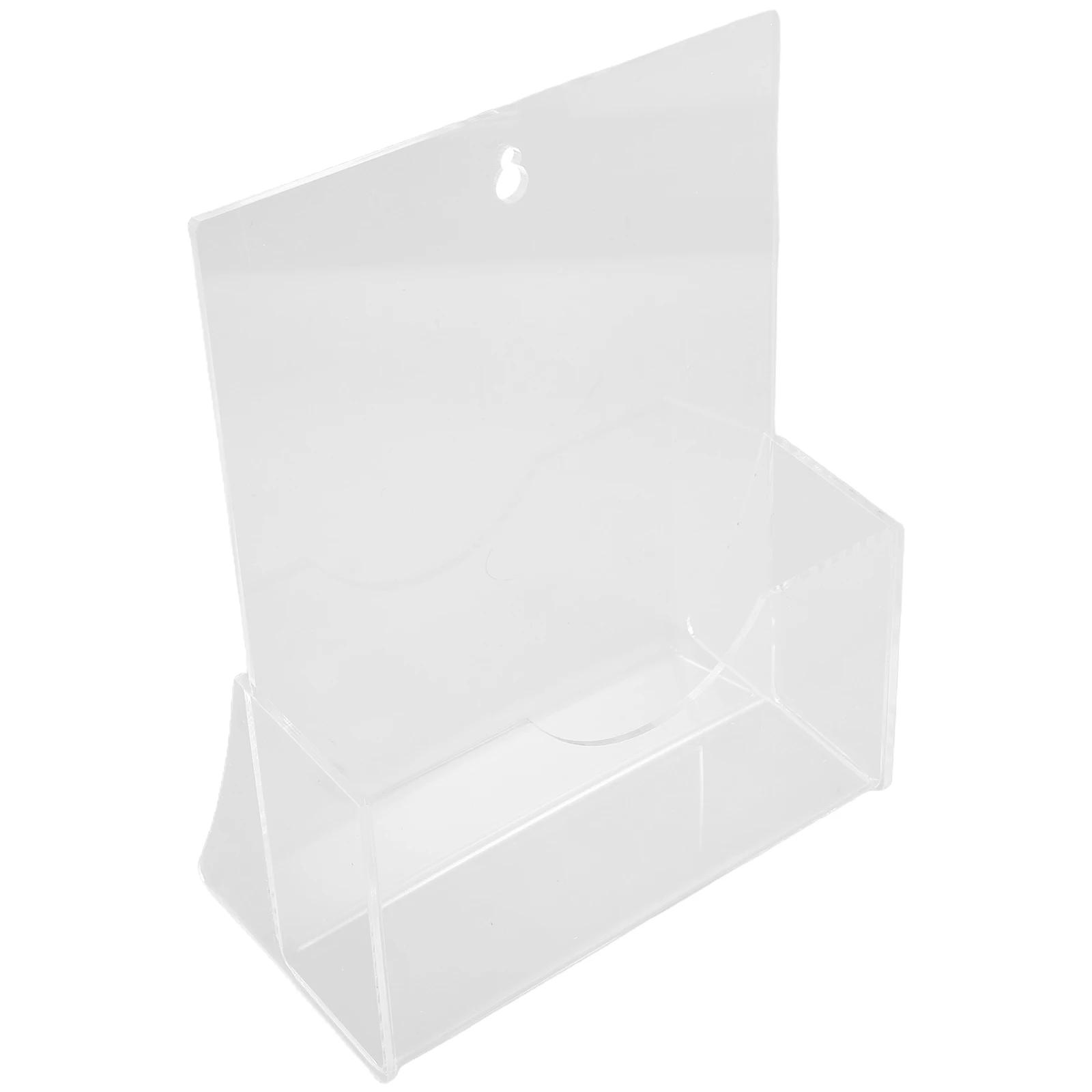 Acrylic Display Stand Clear Magazine Rack Document Holder Brochure Folder Paper Greeting Card Literature File Organizer