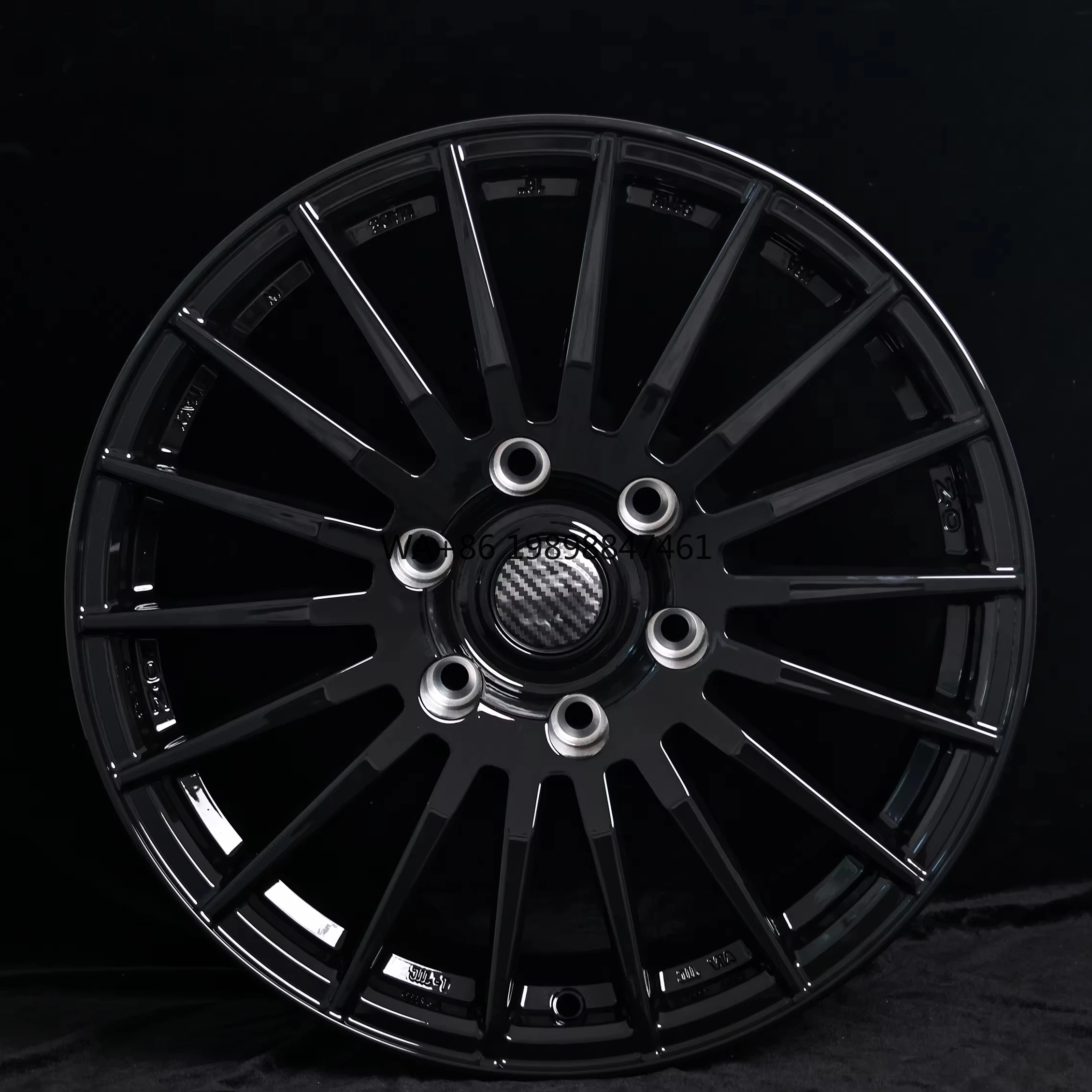 

High Quality New Gloss Black Forged Deep Concave Monoblock Car Wheels Factory Direct Aluminum Alloy Multi Spoke Low Weight