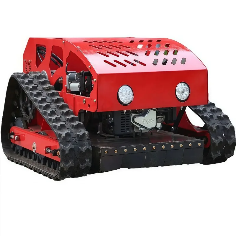 

All-terrain crawler remote control lawn mower New orchard lawn mower Fully automatic robot