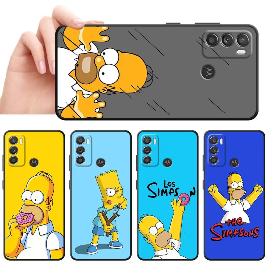 

Case for Moto S30 Pro X30 Pro Edge 20 30 Soft Back Phone Cover Simpson's Father