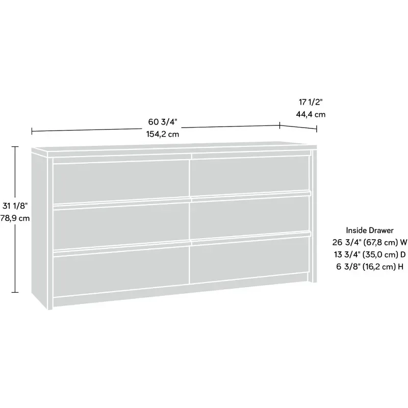 Commode de parc, Grand Brochure Finish