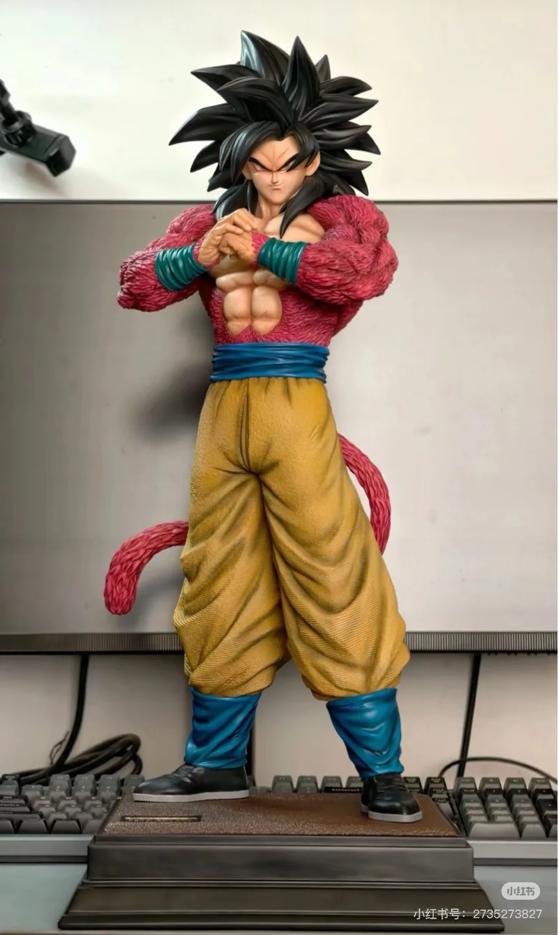 

54CM Dragon Ball Z JT Studio Goku 2% Ssj4 Clasp Fists Son Goku Action Figure Pvc Statue Collection Model Toy Valentines Day Gift