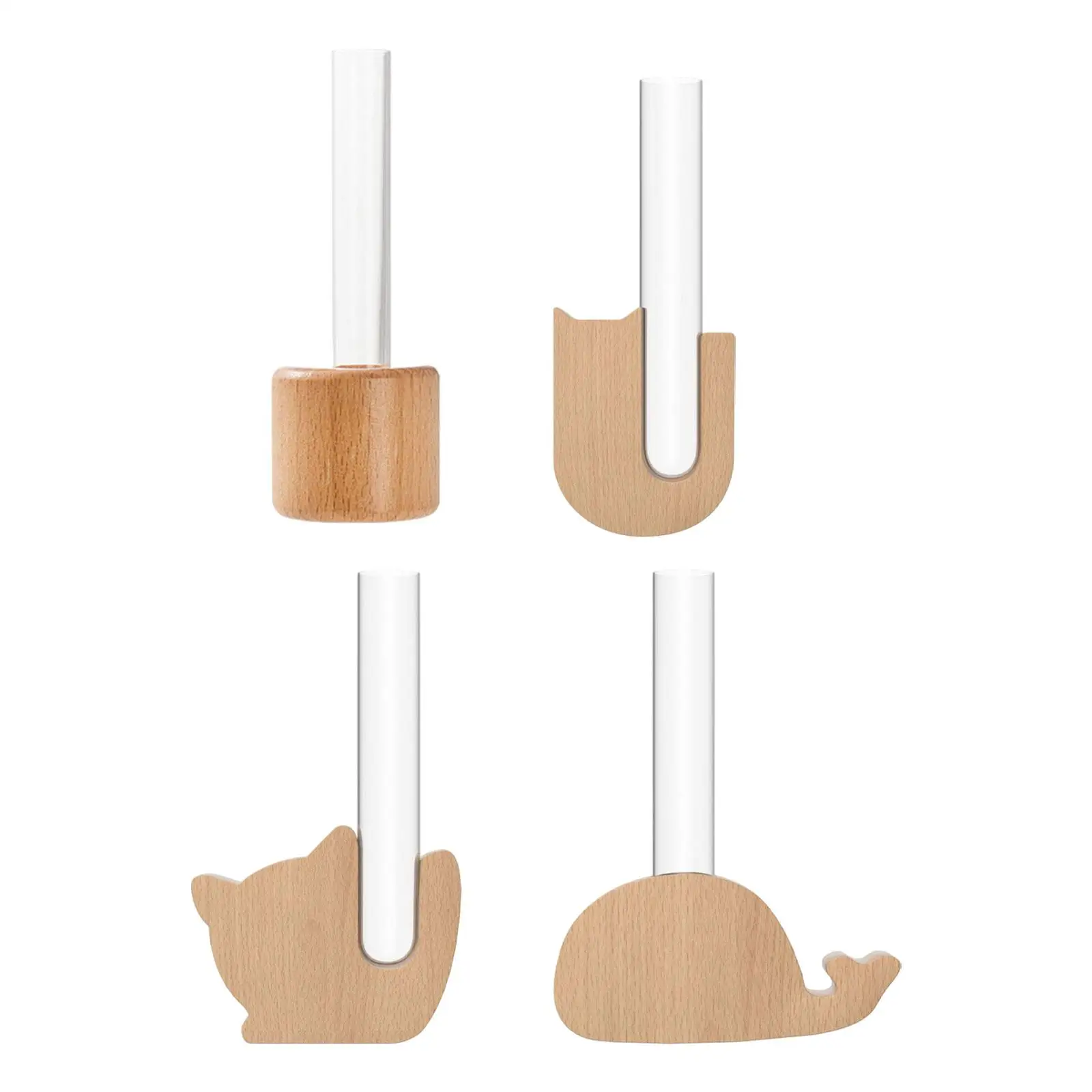 Test tube, vase, refrigerator, adhesive plant propagation station, mini