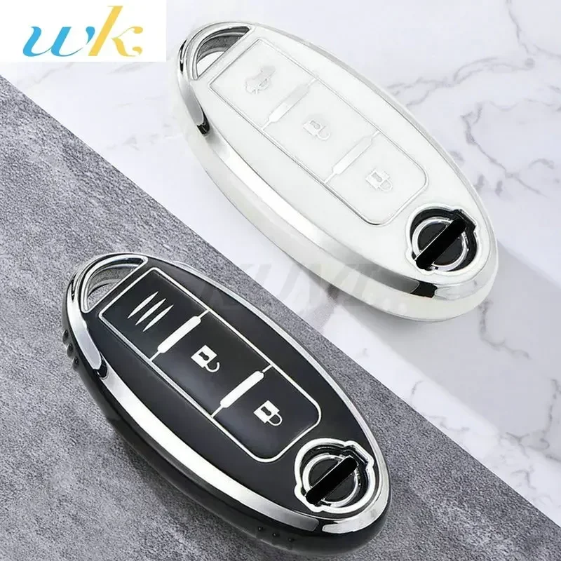 

TPU Car Remote Key Case Cover Shell Fob For Nissan Qashqai Juke J10 J11 X-Trail T32 T31 Kicks Tiida Pathfinder Note For Infiniti