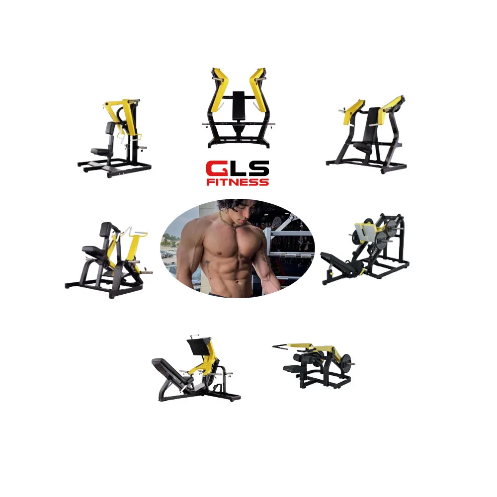 GLS Fitness Adjustable Dumbbell Pin Loaded Cable Crossover Machine Gym Equipment with Free Dumbbell Gift Sports Accessory Sets