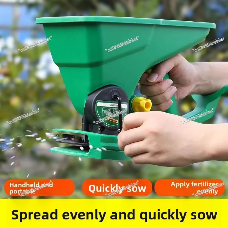 

Automatic Seeder Grass Seed Seeder Artifact Household Small Fertilizer Applicator Hand Crank Lawn Vegetable Wheat Fertilizer