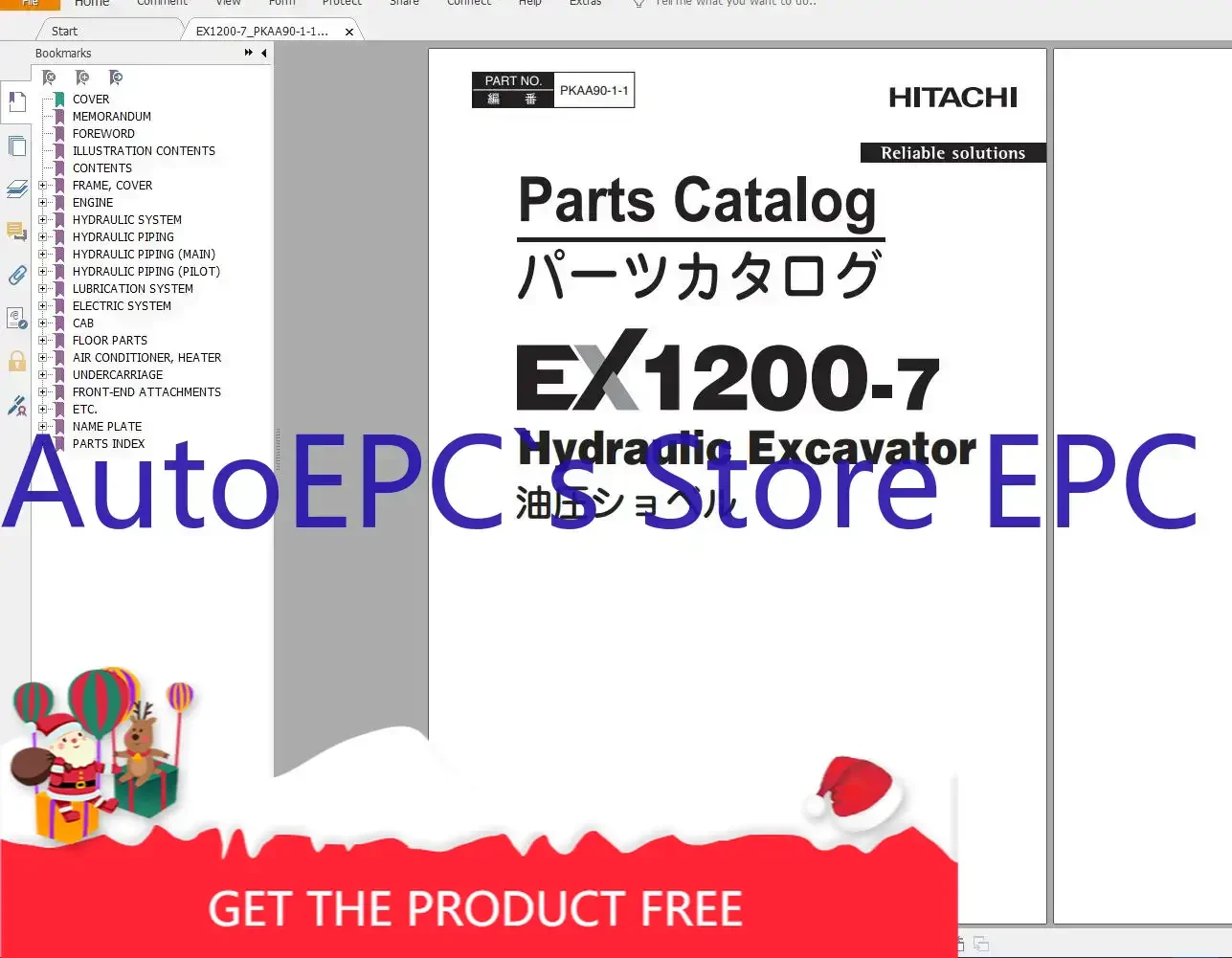 

Экскаватор для майнинга AutoEPC Hitachi EX 2021, 10,9 ГБ, каталог запчастей в формате PDF, руководство по техническому руководству, руководство по мастерской, схема DVD