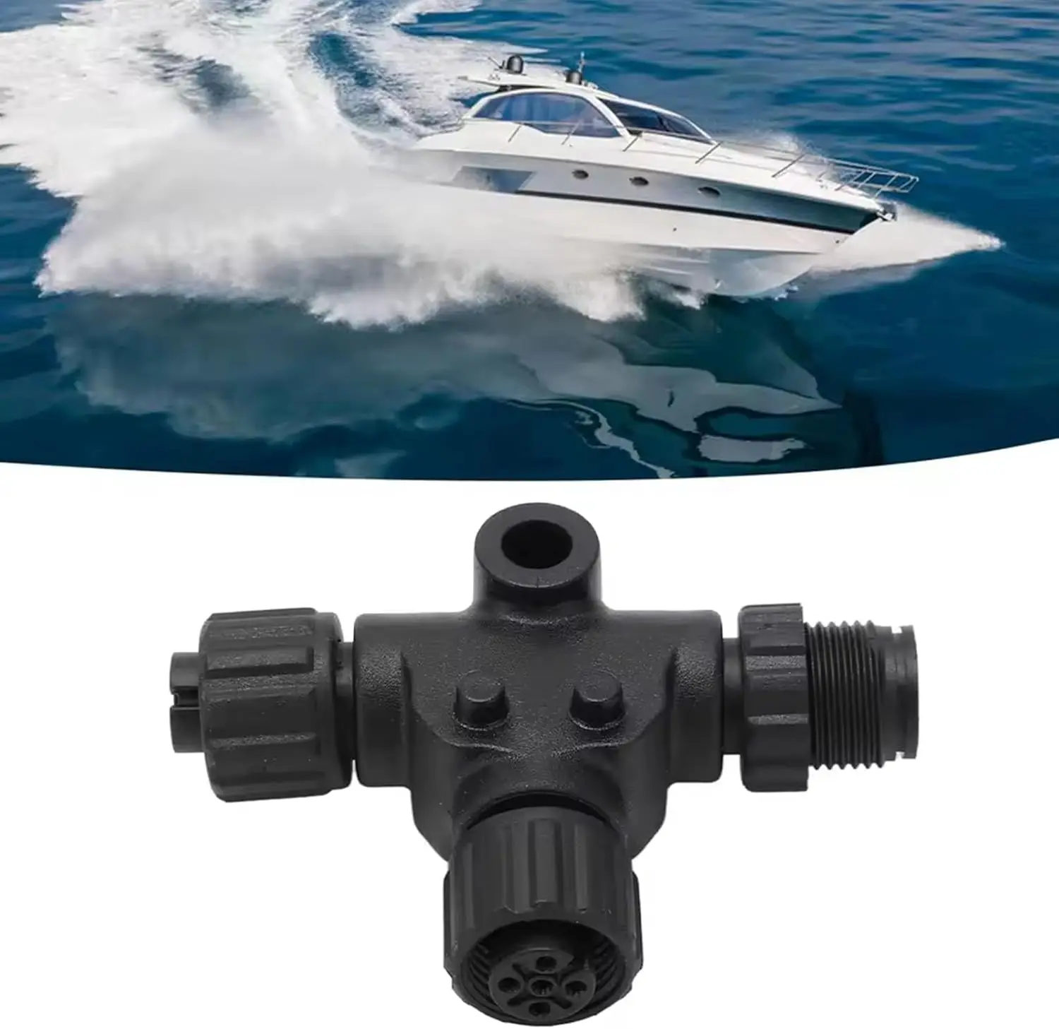 

Т-образный разъем Matsutec NMEA2000 для сетей Garmin Lowrance Simrad B&G Navico Maretron