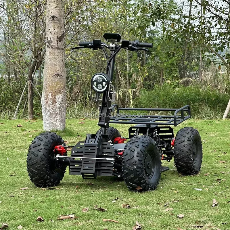 

48V electric scooter Off-road electric four-wheel scooter dual-drive four-wheel drive electric vehicle